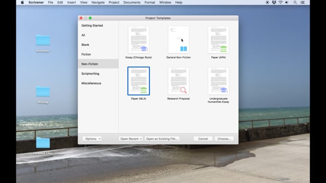 Working with Project Templates