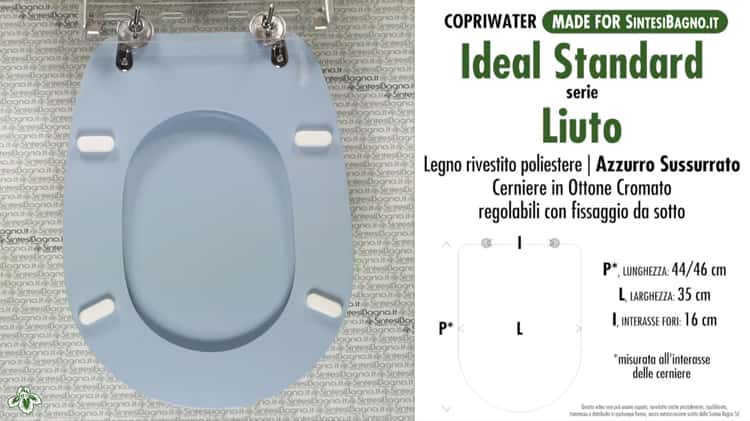 Copriwater Ideal Standard LINDA CHAMPAGNE