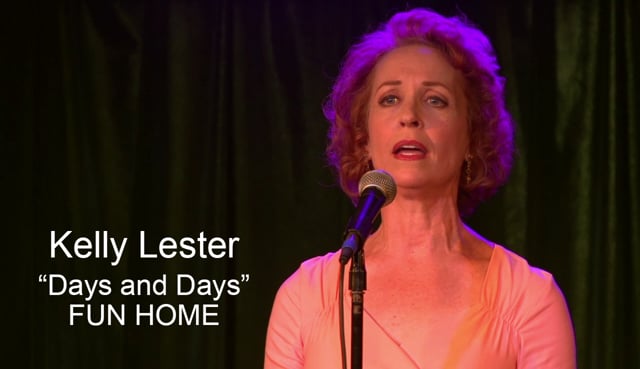 Kelly Lester sings Days and Days from FUN HOME