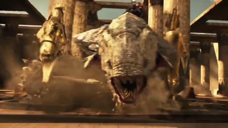 Gigantic Snakes Attack Gods of Egypt Movie Clip 2016 Arabic Subtitles