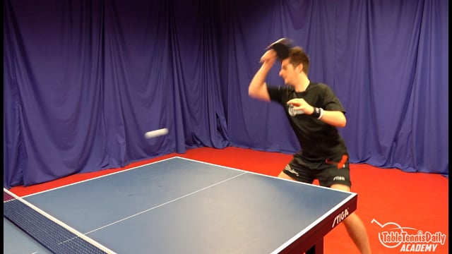 How To Forehand Topspin against backspin