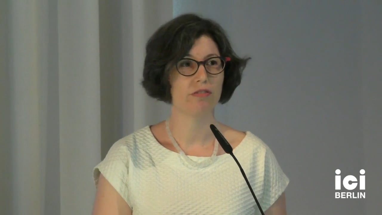 Talk by Sarah Casteel (Panel IV)