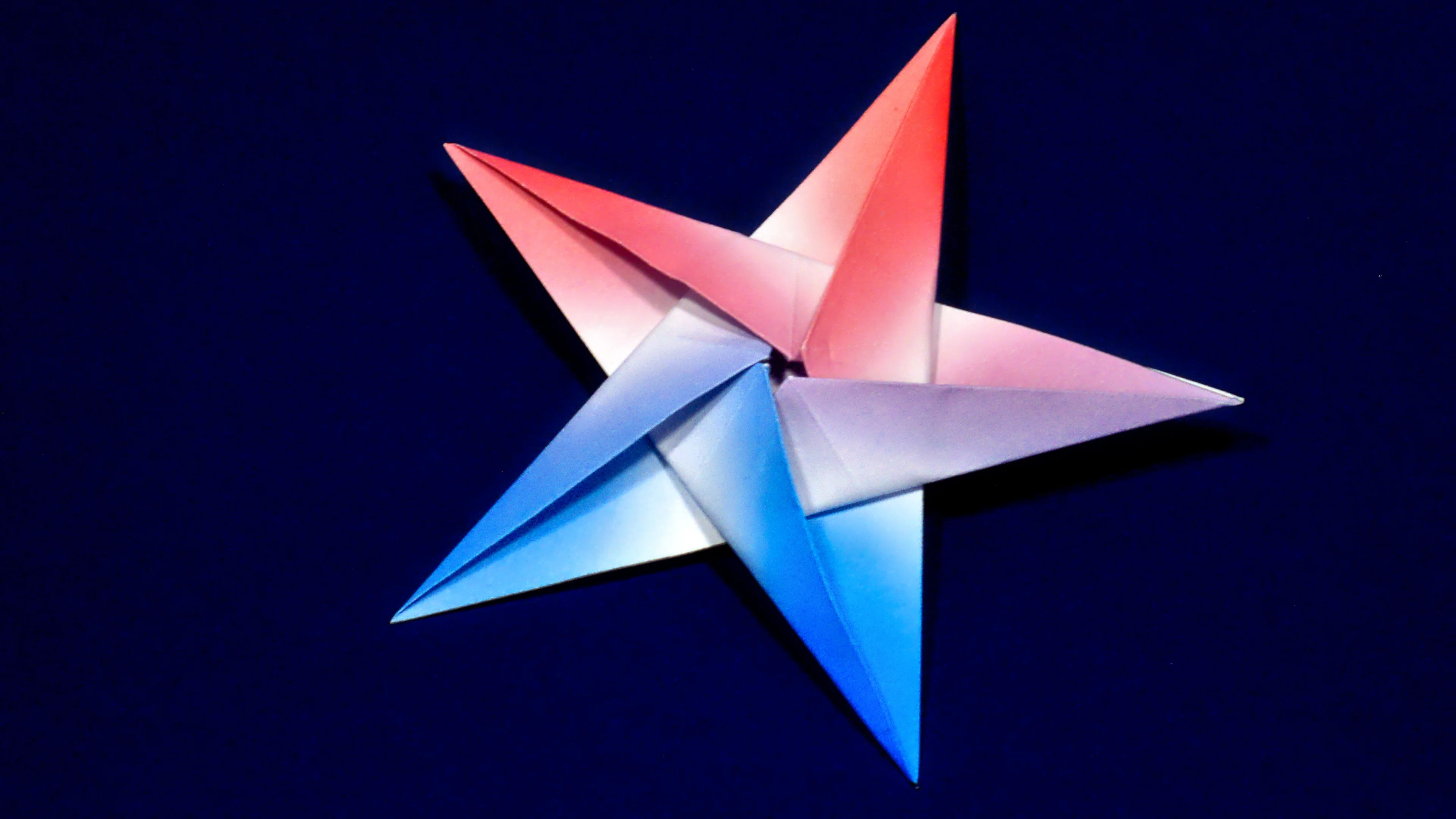 TUTO - Origami d'une étoile à 5 branches on Vimeo