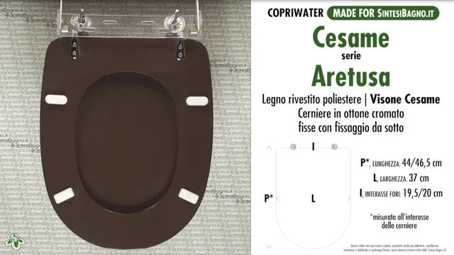 Coperchio water compatibile serie Aretusa di Cesame