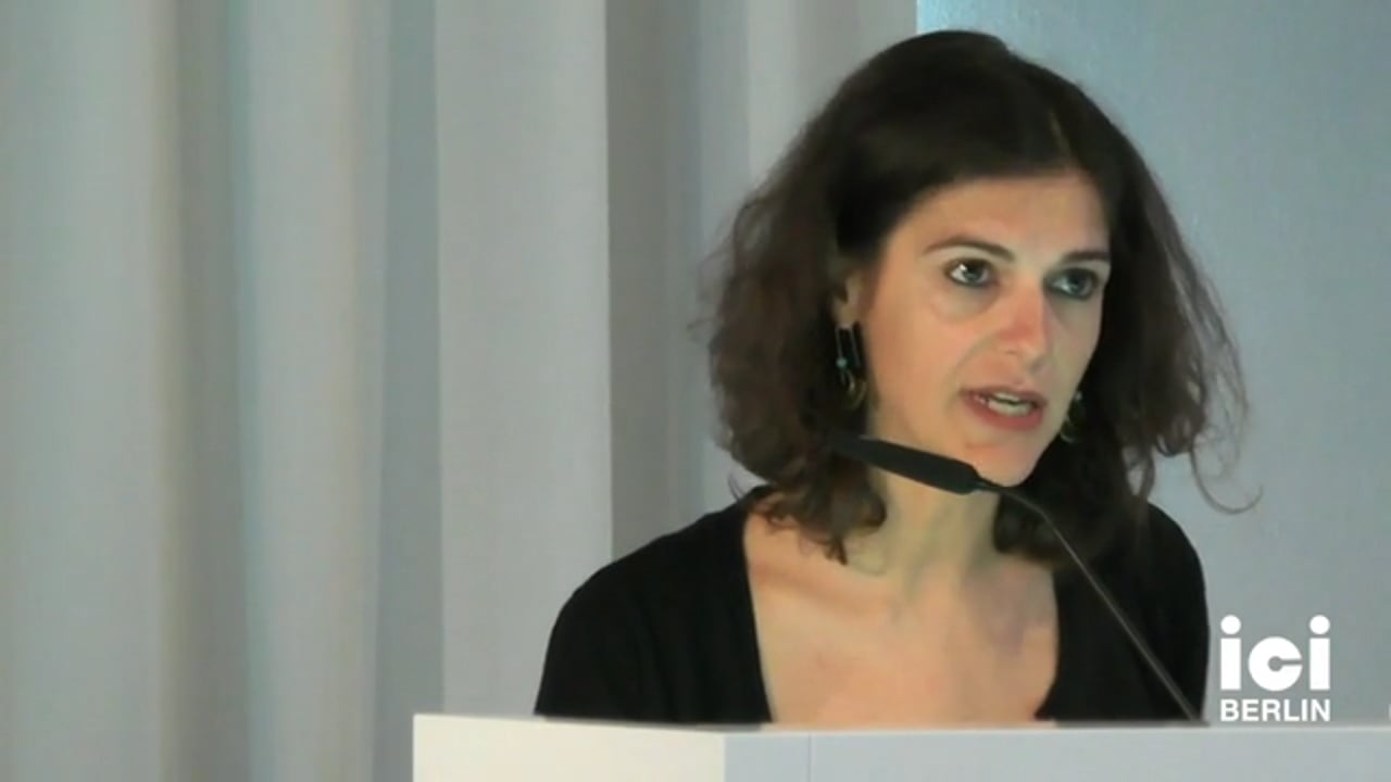 Talk by Eirini Avramopoulou (Panel IV)