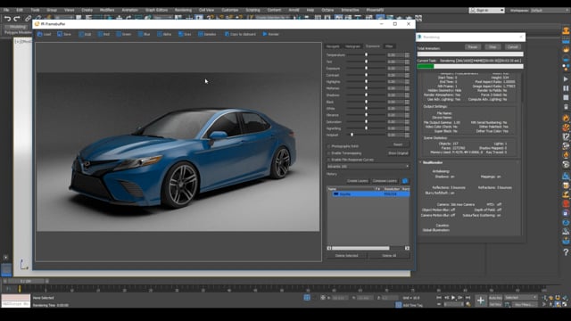 How to bring out your Car or Asset Colour Tones! with finalRender Tutorial 1