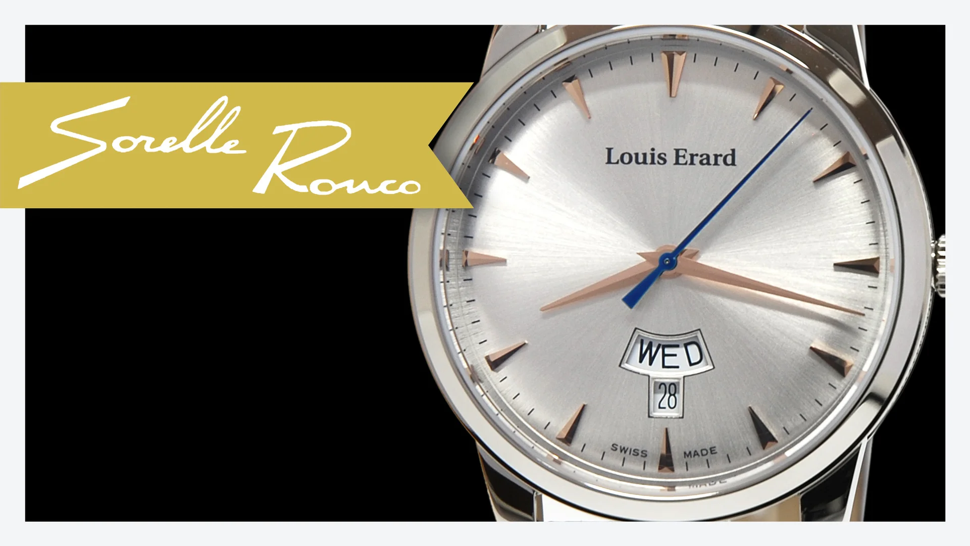 Louis Erard Heritage 40 mm Watch in Silver Dial