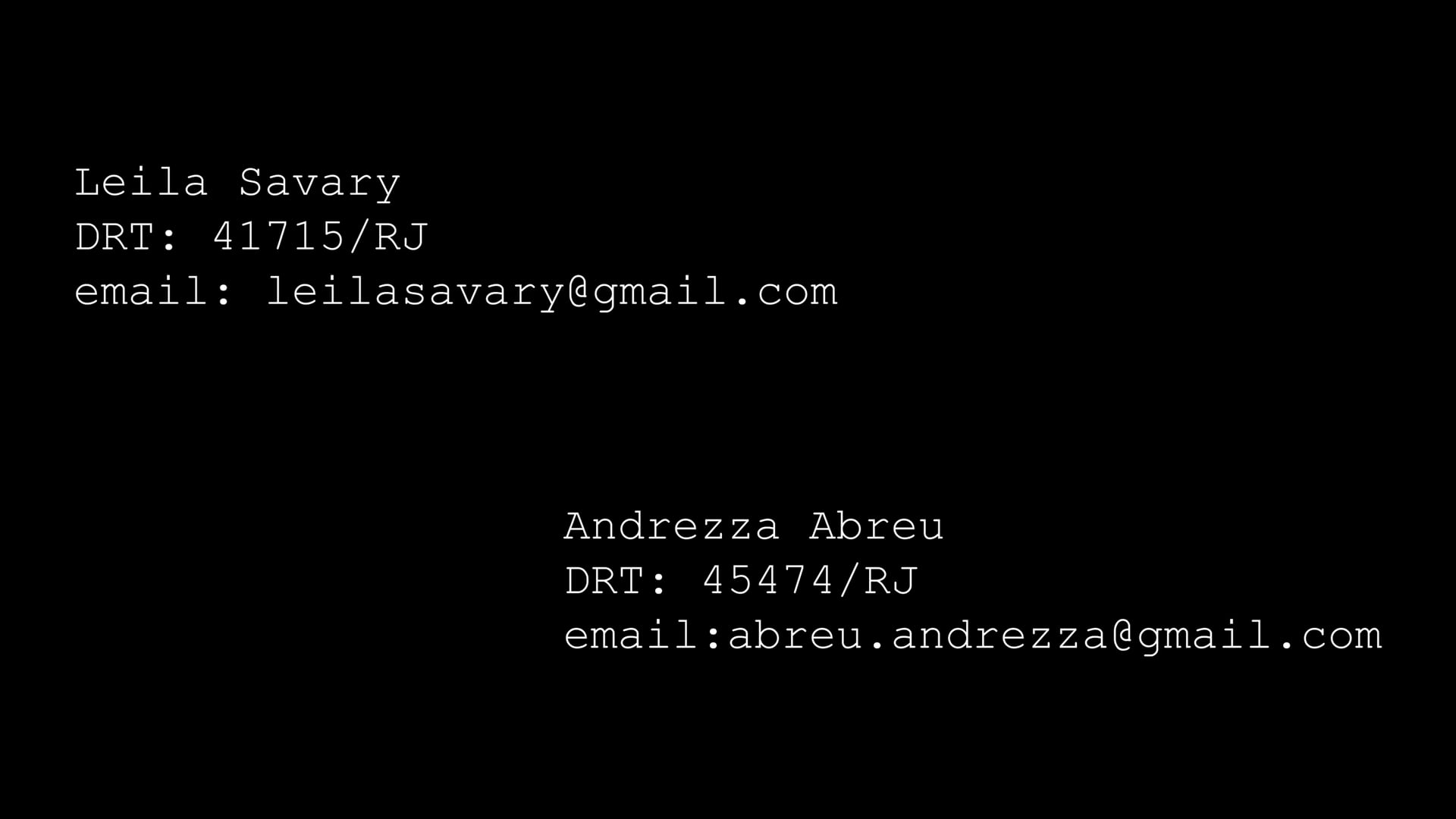 Cena Andrezza Abreu e Leila | Direção: André da Costa Pinto