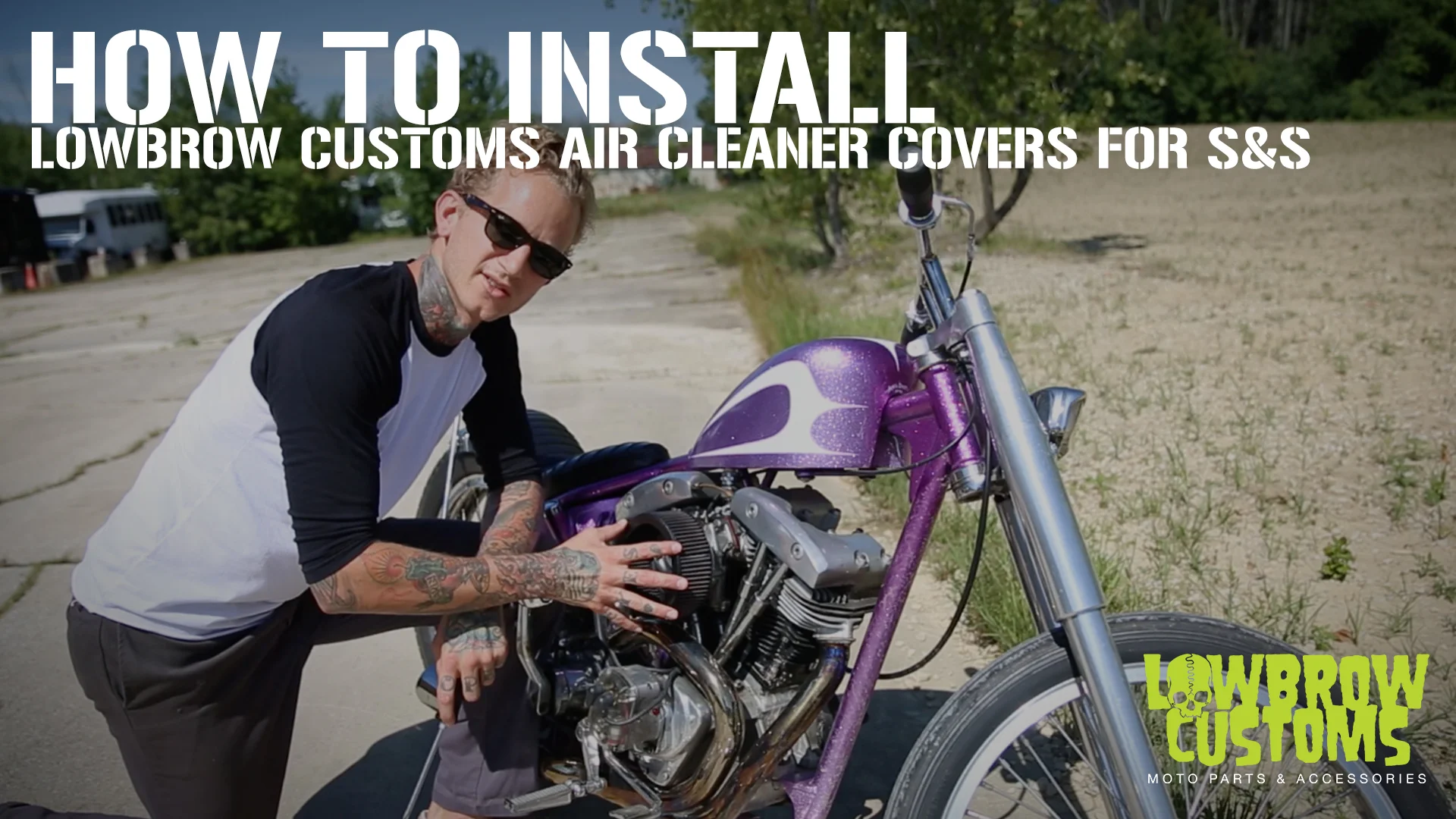 Lowbrow Customs Air Cleaner Cover Overview And Install on Vimeo