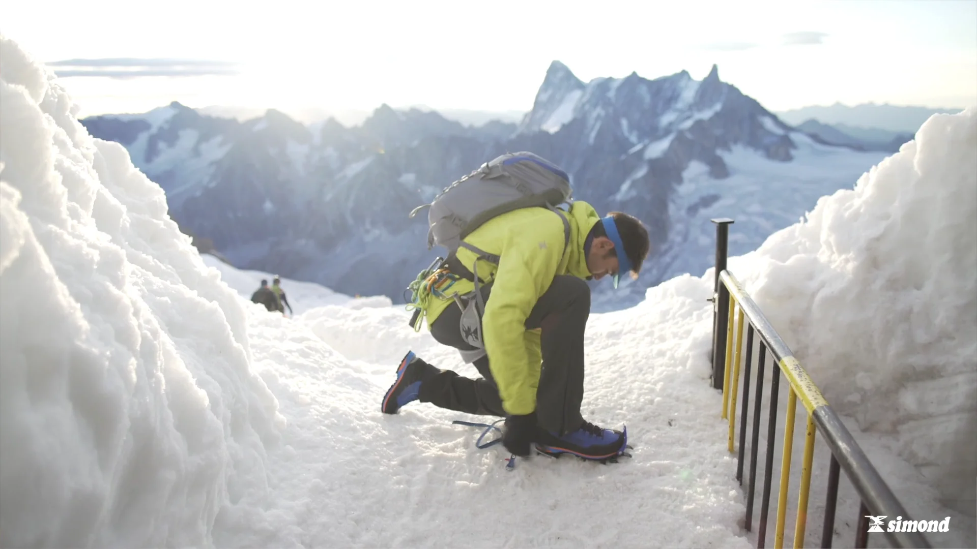 CHAUSSURE ALPINISM LIGHT SIMOND EN USAGE