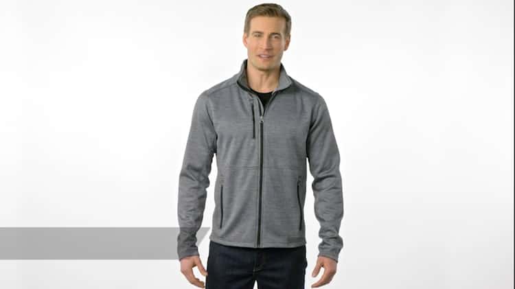 Port authority digi clearance stripe fleece jacket