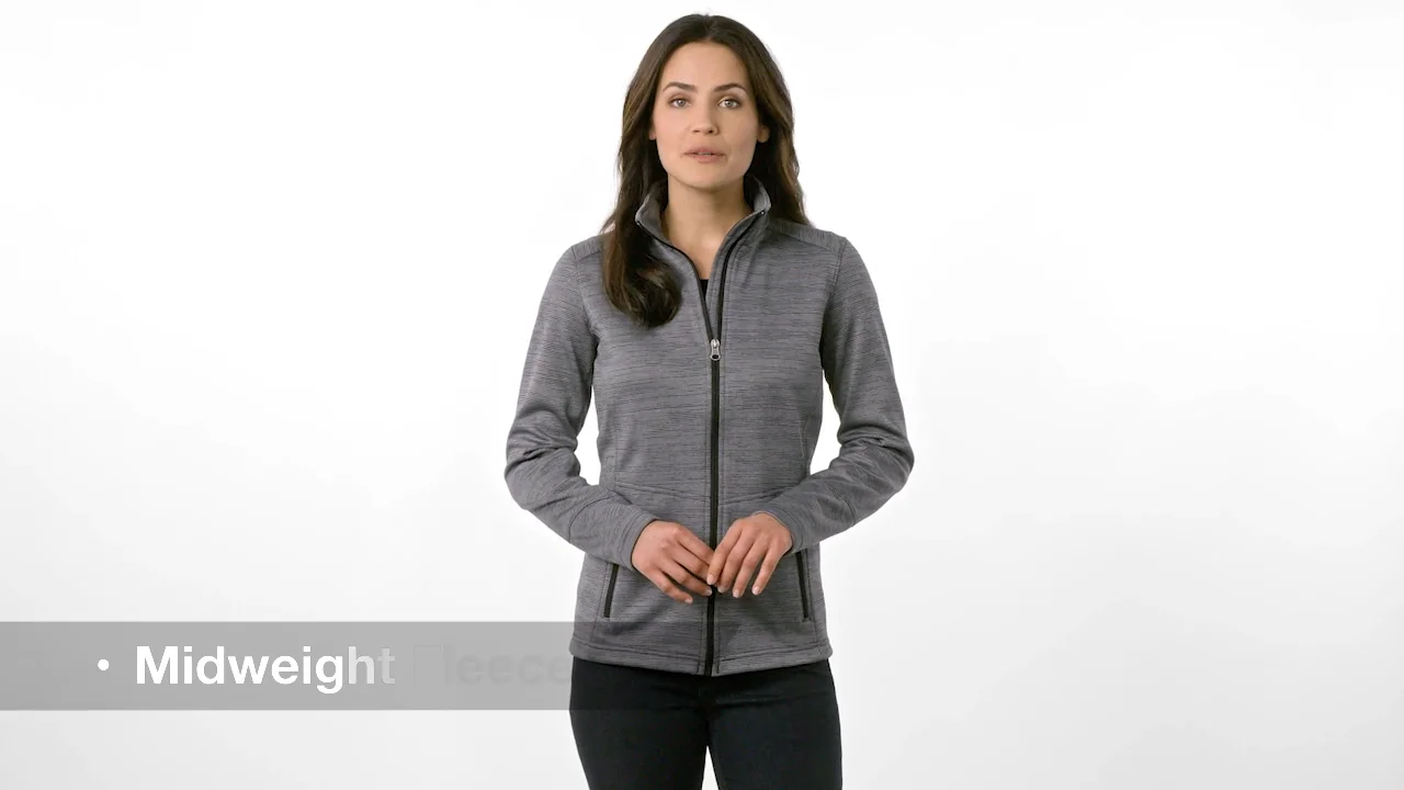 Port Authority Ladies Digi Stripe Fleece Jacket, Product