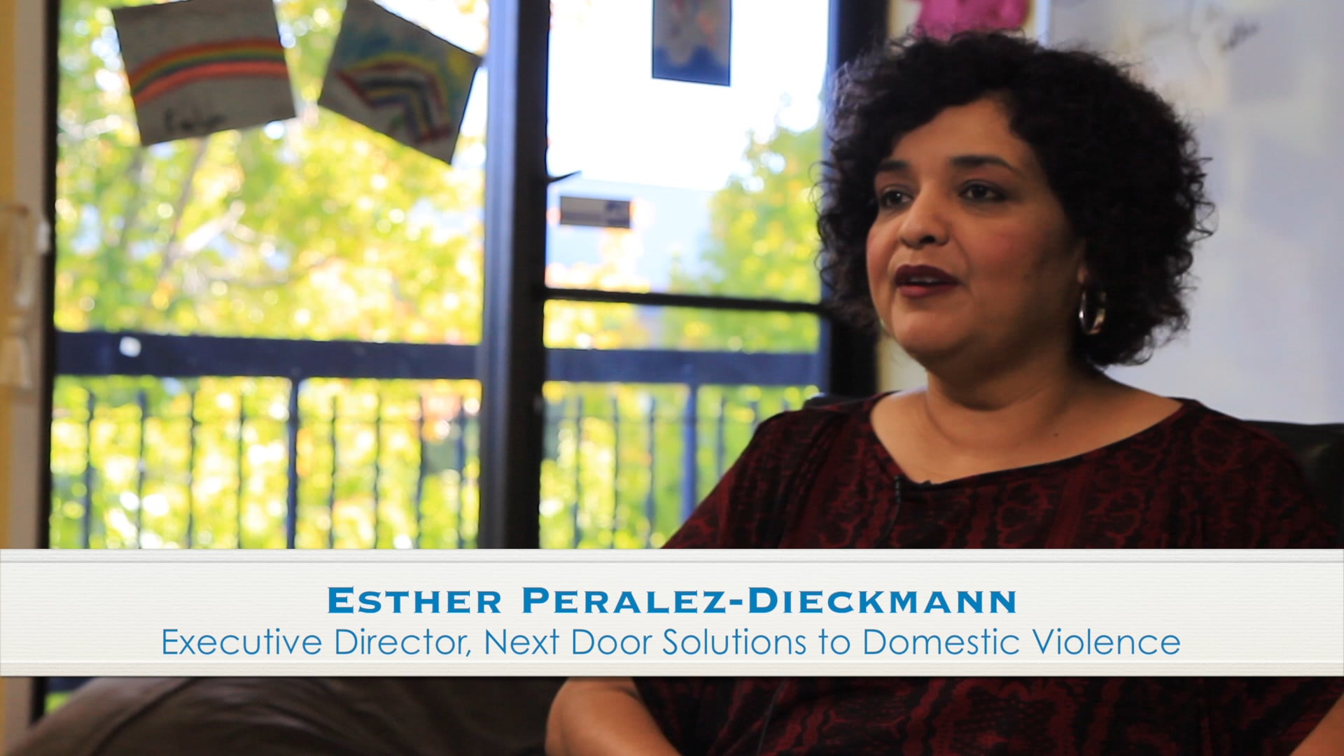 ESTHER - Interview -  Blue Shield - Domestic Violence Awareness Month.