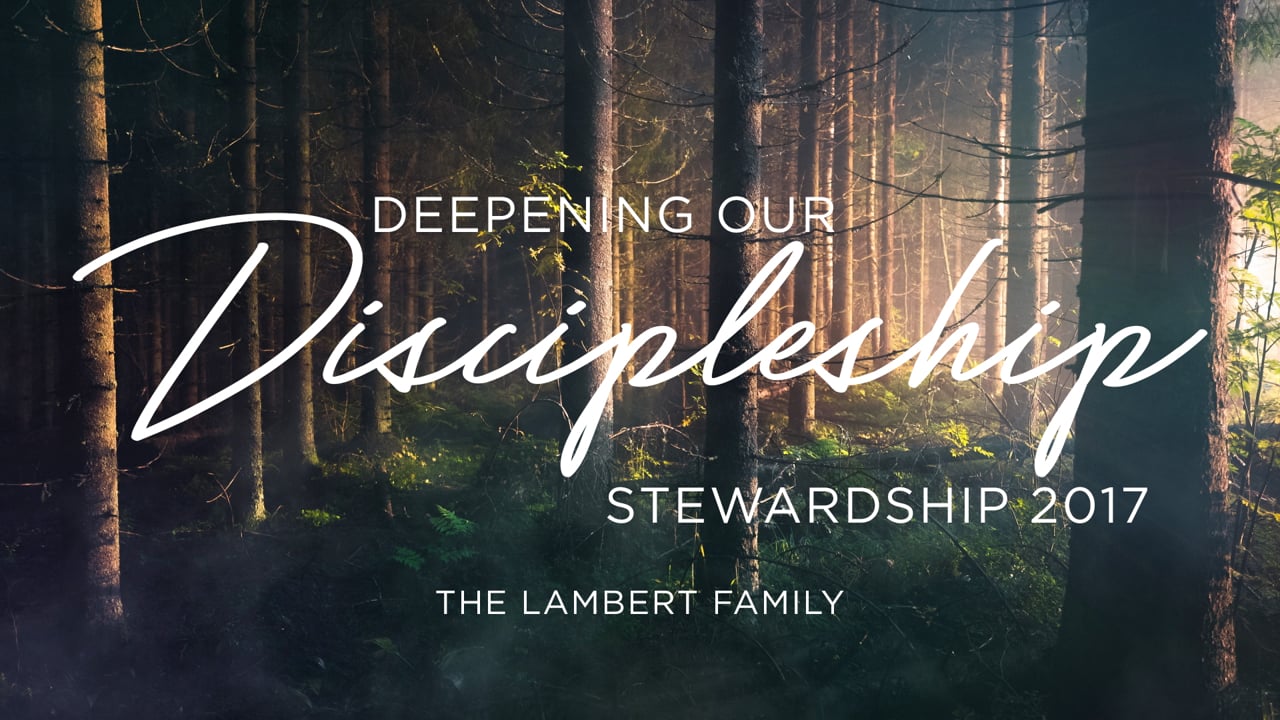 Stewardship 2017 - The Lamberts