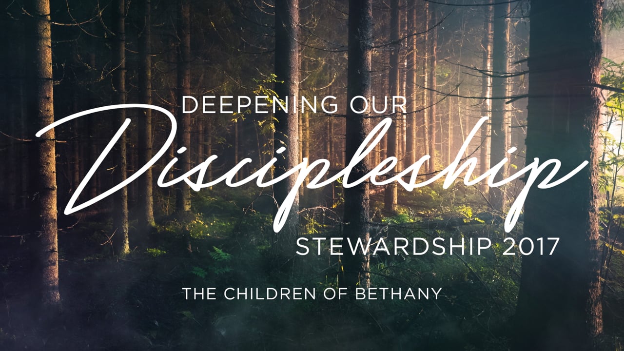 Stewardship 2017 - Children of Bethany