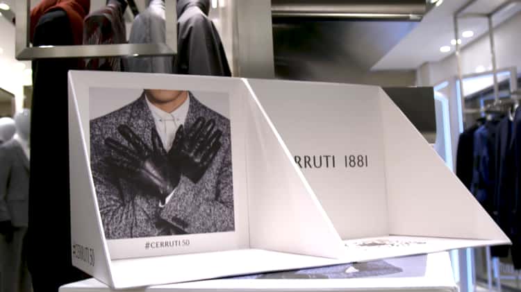 Awethentic Studio x Cerruti 1881 Augmented Reality 3D Animation Cube