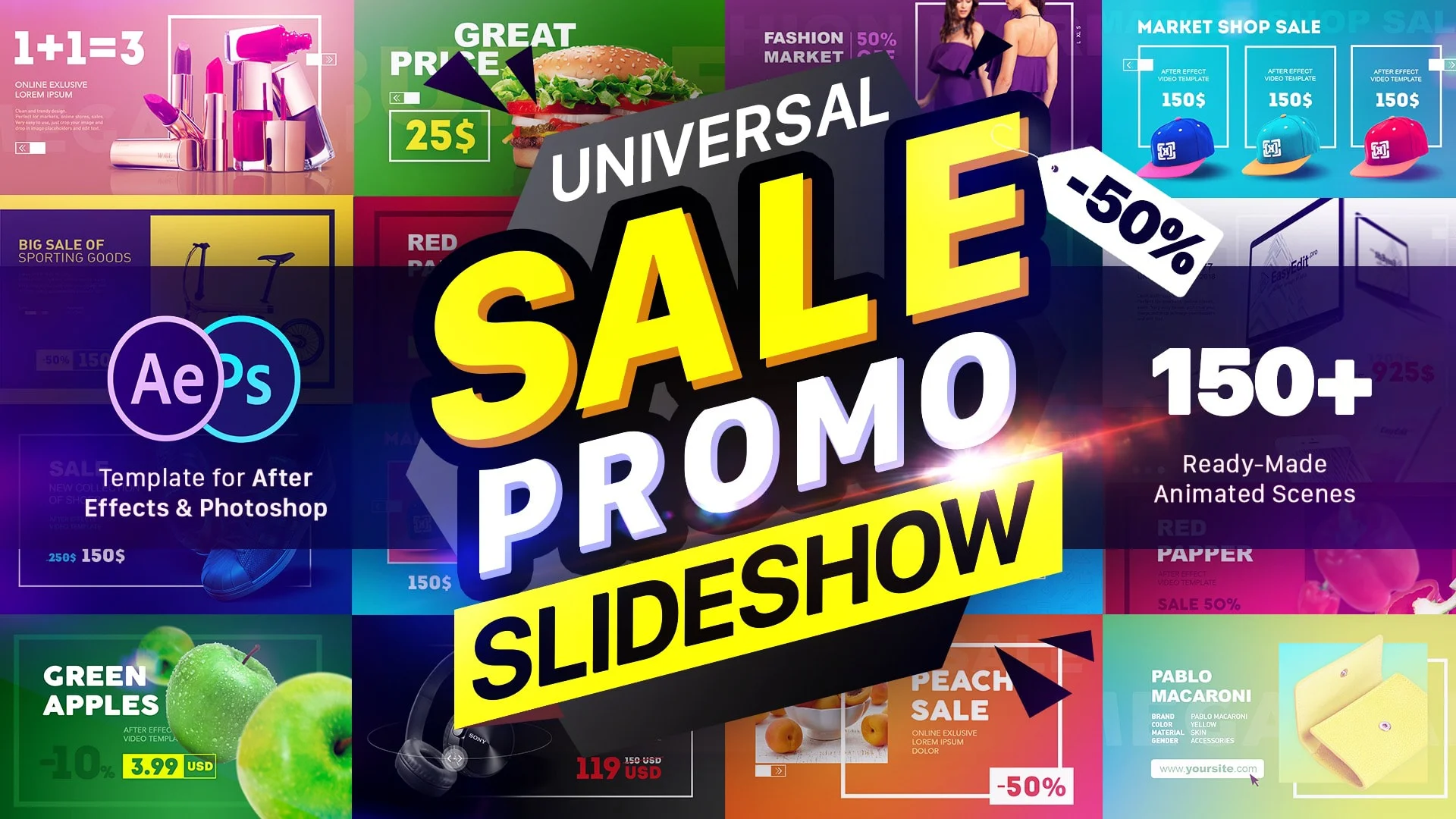 Sale after Effects Template. After Effects product Promo. Promo slideshow. Sale Price after Effects.