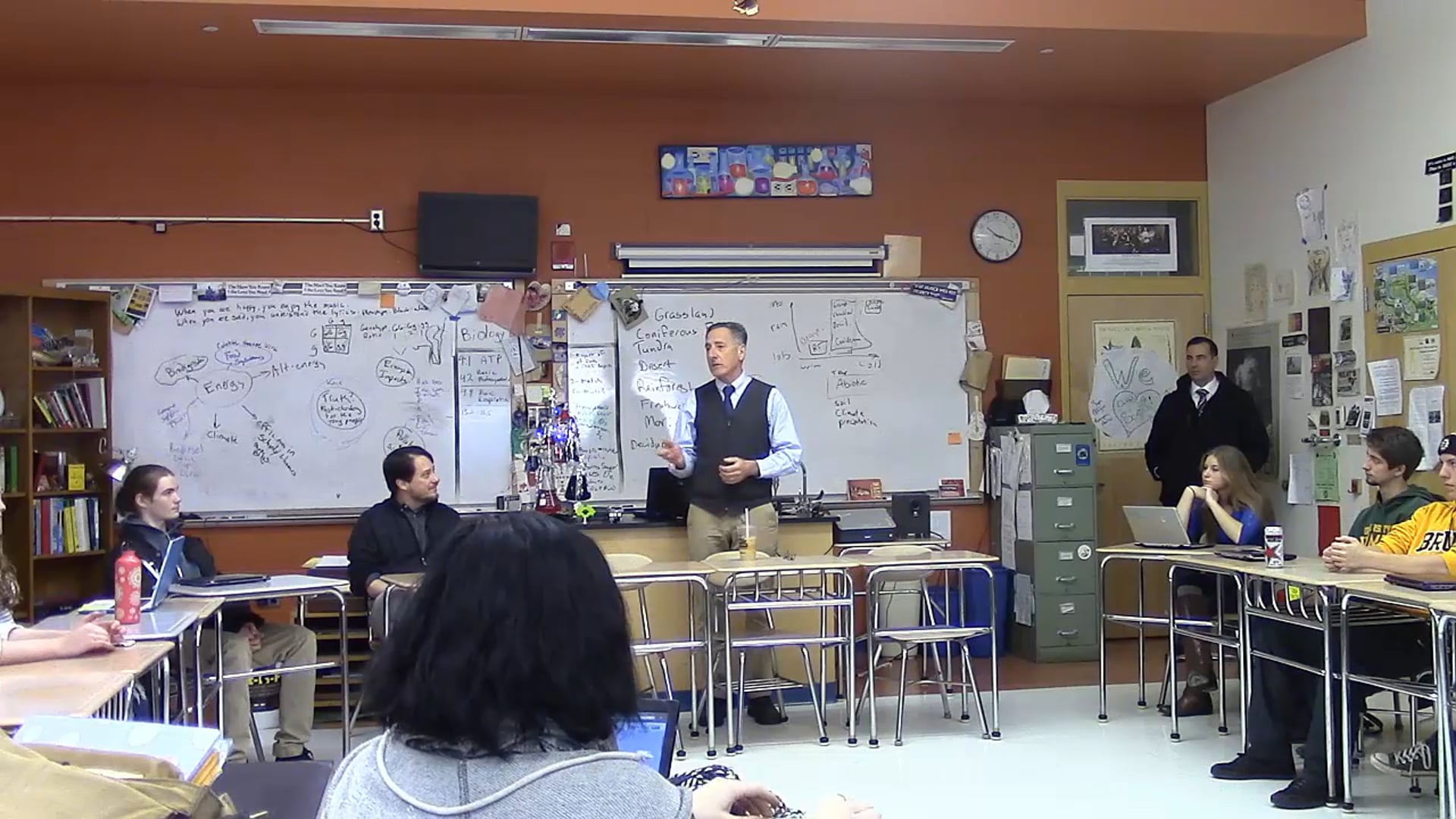 Governor Peter Shumlin Addresses Project Atlantic Students December, 2017.