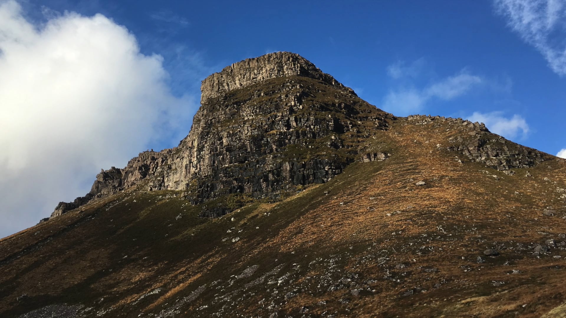 Stac Pollaidh Scotland: the ascent by mountain men