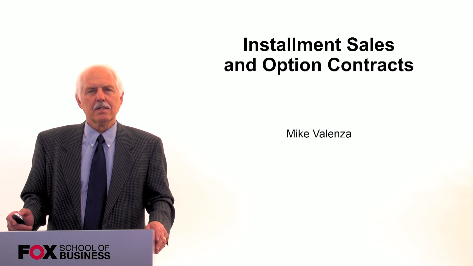 Installment Sales and Option Contracts
