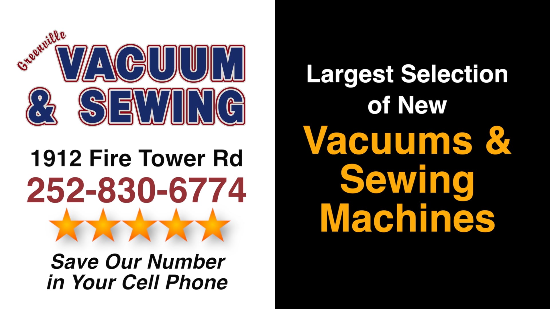 Greenville Vacuum & Sewing_11.13.17 on Vimeo