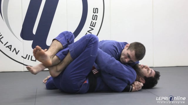 Half Guard to Butterfly Guard Sweep to Mount