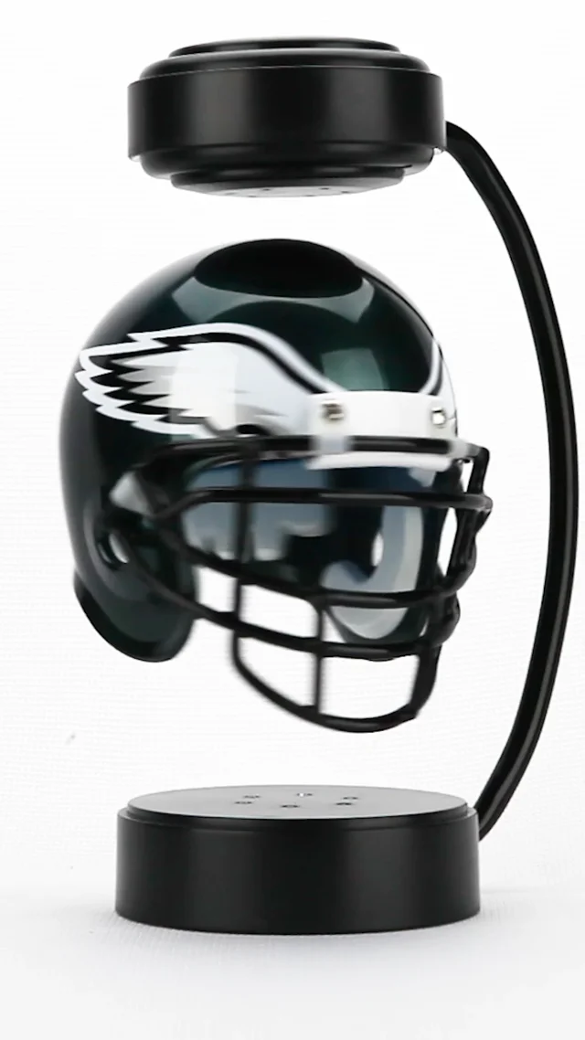 Pegasus Sports Officially Licensed NFL Mini Rotating Levitating Hover  Helmet in Chrome