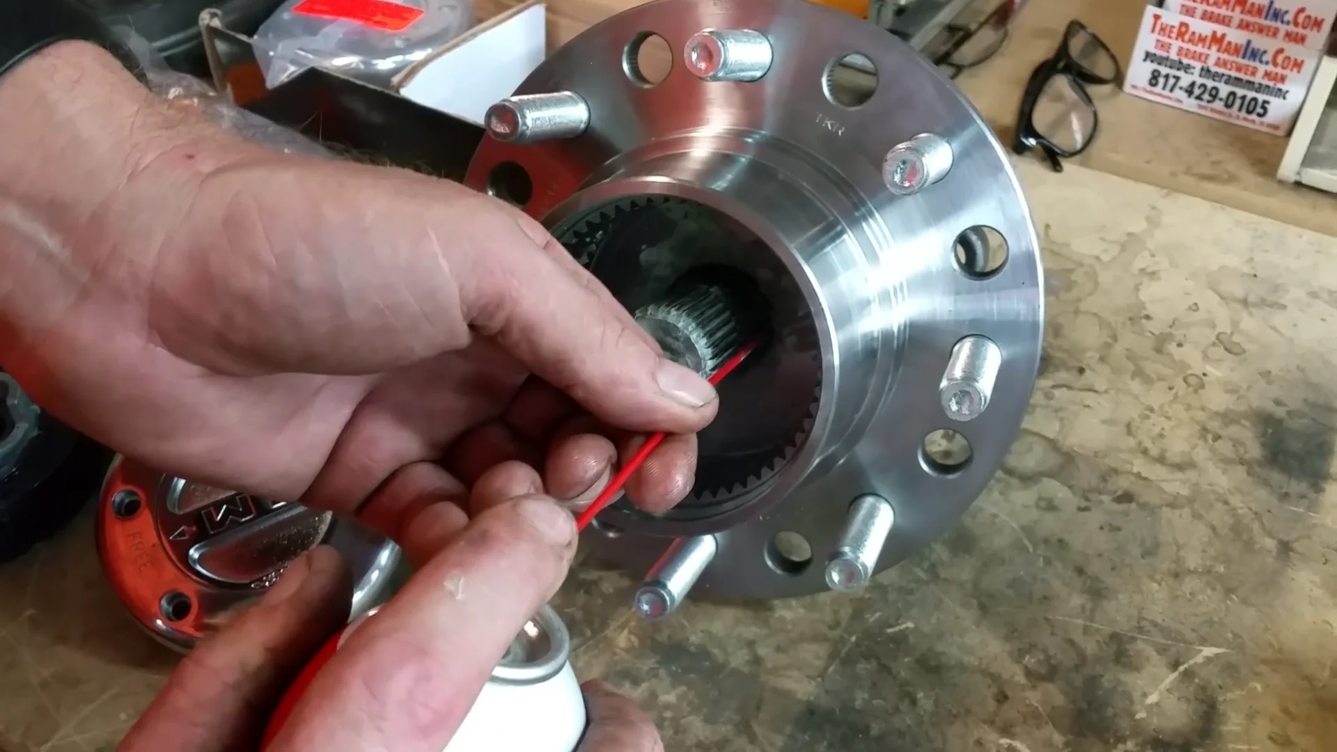 TRM Locking Hub Kits GREASING THE INNER BEARING by