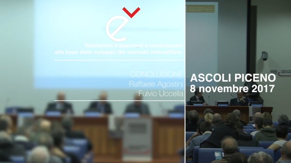 Conclusioni del Seminario Valutazioni trasparenti e riesaminabili alla base dello sviluppo del mercato immobiliare.