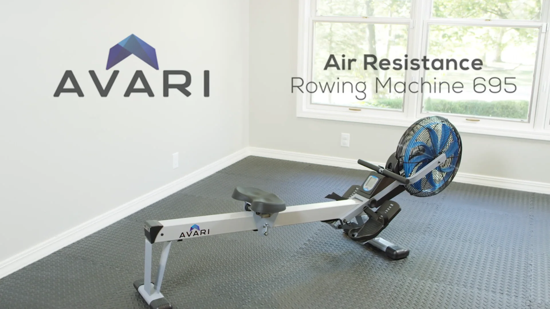 Avari R700 Programmable Rower by Stamina Products A350-700 on Vimeo