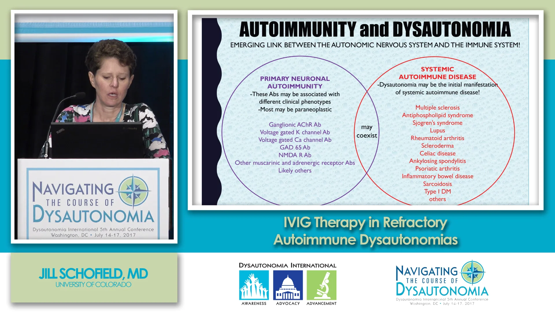IVIG Therapy in Refractory Autoimmune Dysautonomias on Vimeo