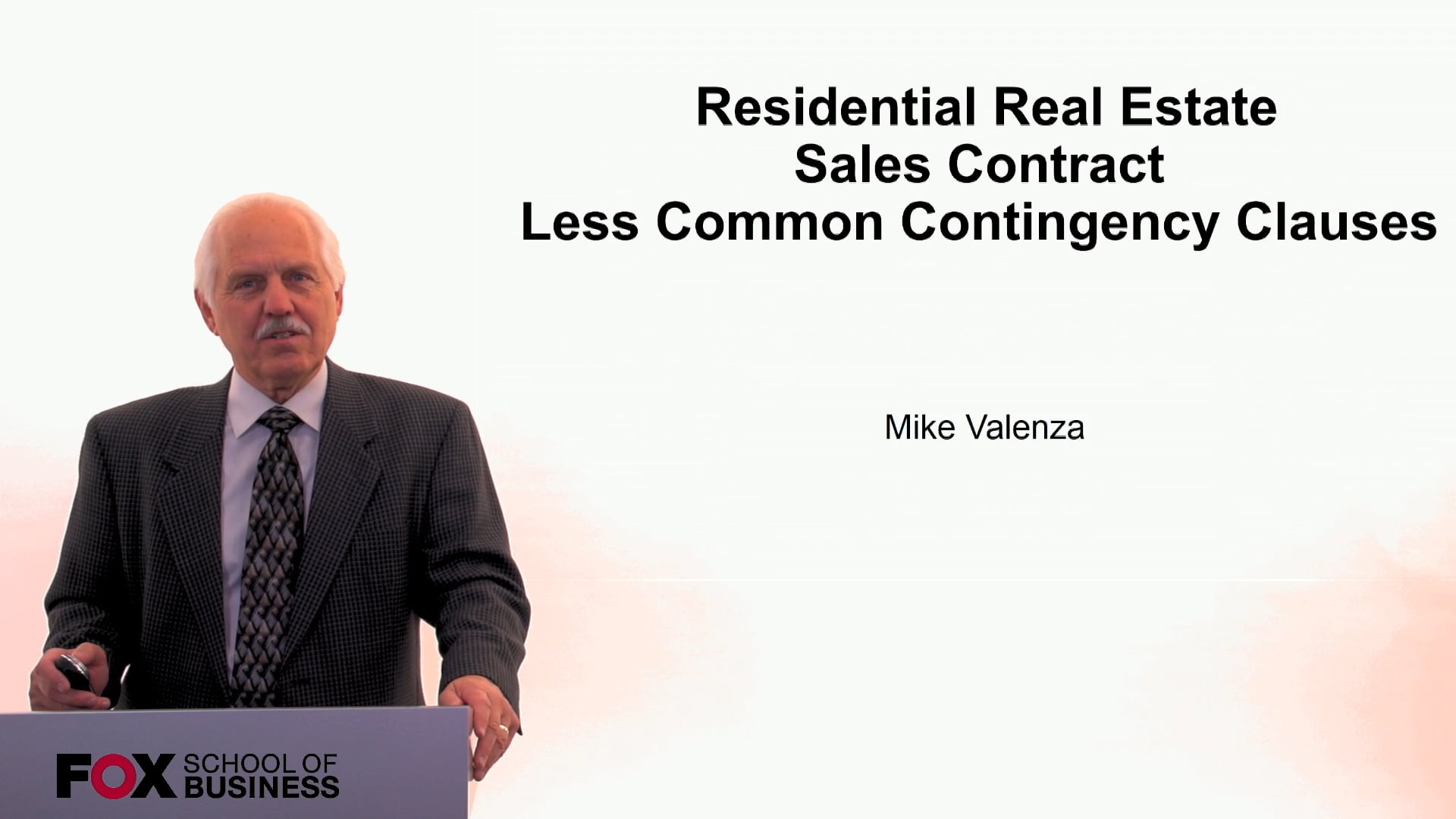 Residential Real Estate Sales Contract Less Common Contingency Clauses