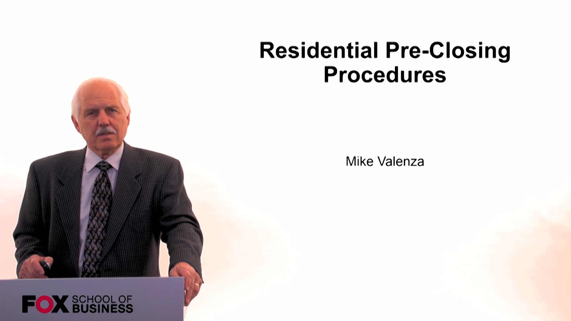 Login to view Residential Pre-Closing Procedures