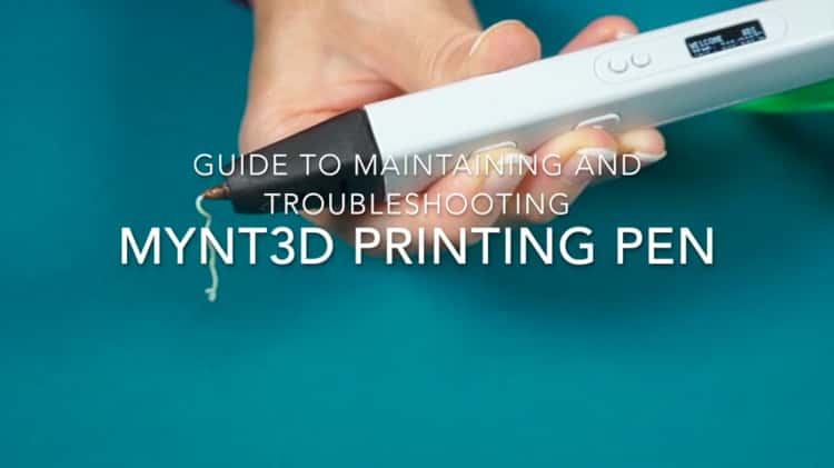 Removing filament Stuck in the MYNT3D Pen on Vimeo