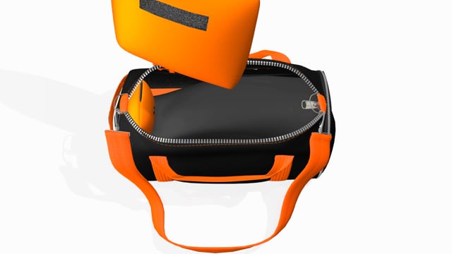 Modular Gym Bag // Green with Olive Web video thumbnail