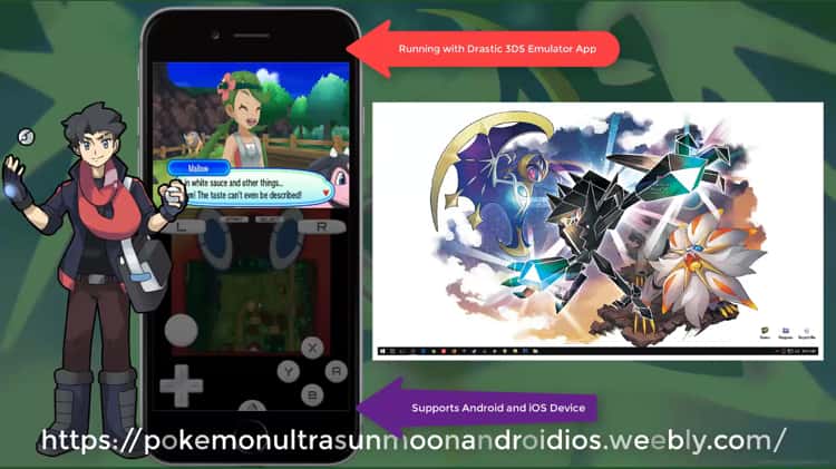 How to play Pokémon Ultra Sun in Android - Working Drastic 3DS Emulator -  video Dailymotion