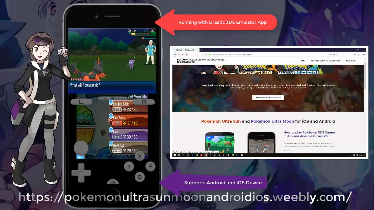 Play Pokemon Ultra Sun And Moon On Android & iOS - Download Pokemon Ultra  Sun And Moon APK/iOS 2018 