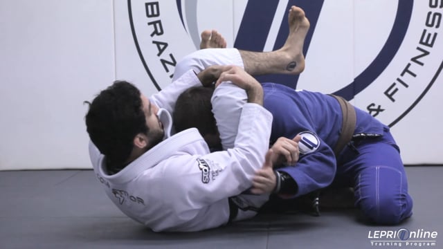 Loop Choke to Triangle Choke from Closed Guard
