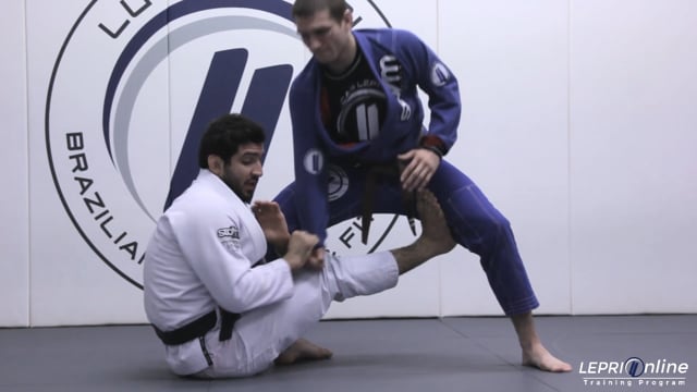De La Riva Guard to Sit-Up Guard Single Leg Sweep and Pass