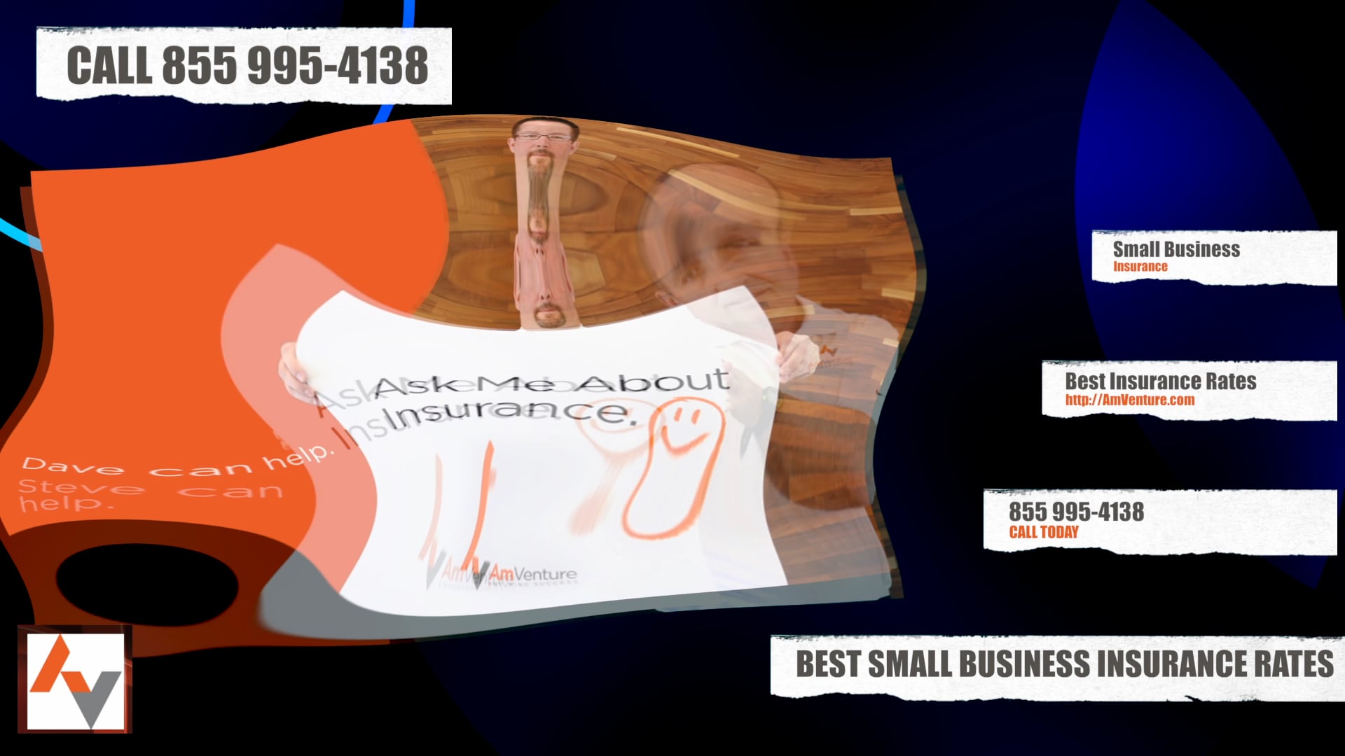 855 995-4831 Best Small Business Insurance L.A California:  http://AmVenture.com