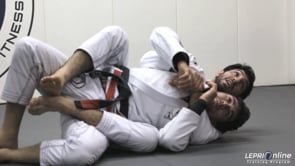 Back Take to Bow and Arrow Choke when an Opponent Defends by Rolling