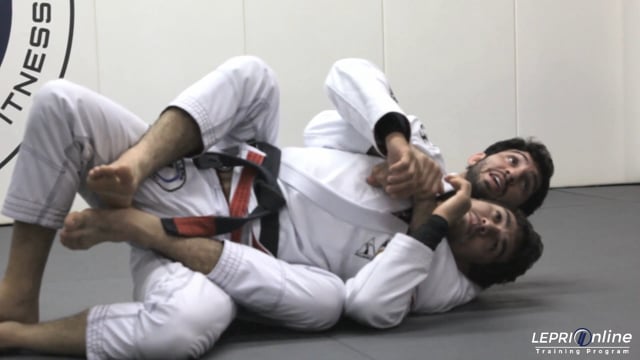 Back Take to Bow and Arrow Choke when an Opponent Defends by Rolling