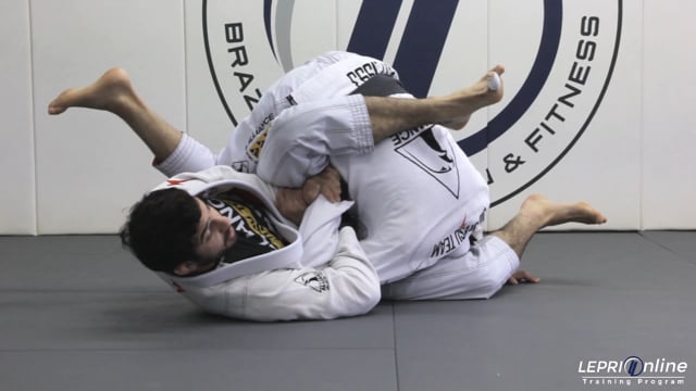 Step Over Kimura Submission from Side Control