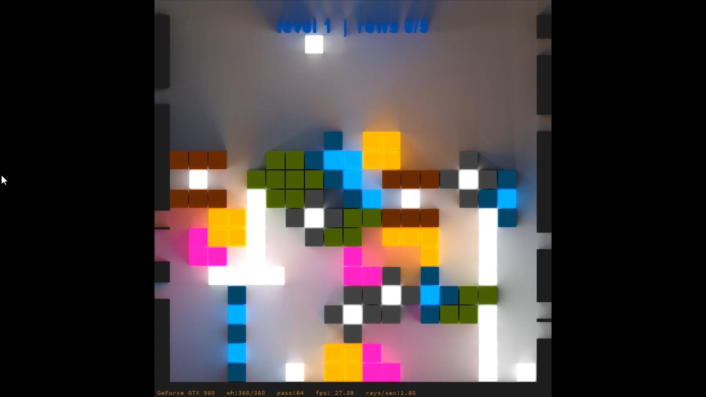 Tetris + Realtime Radiosity