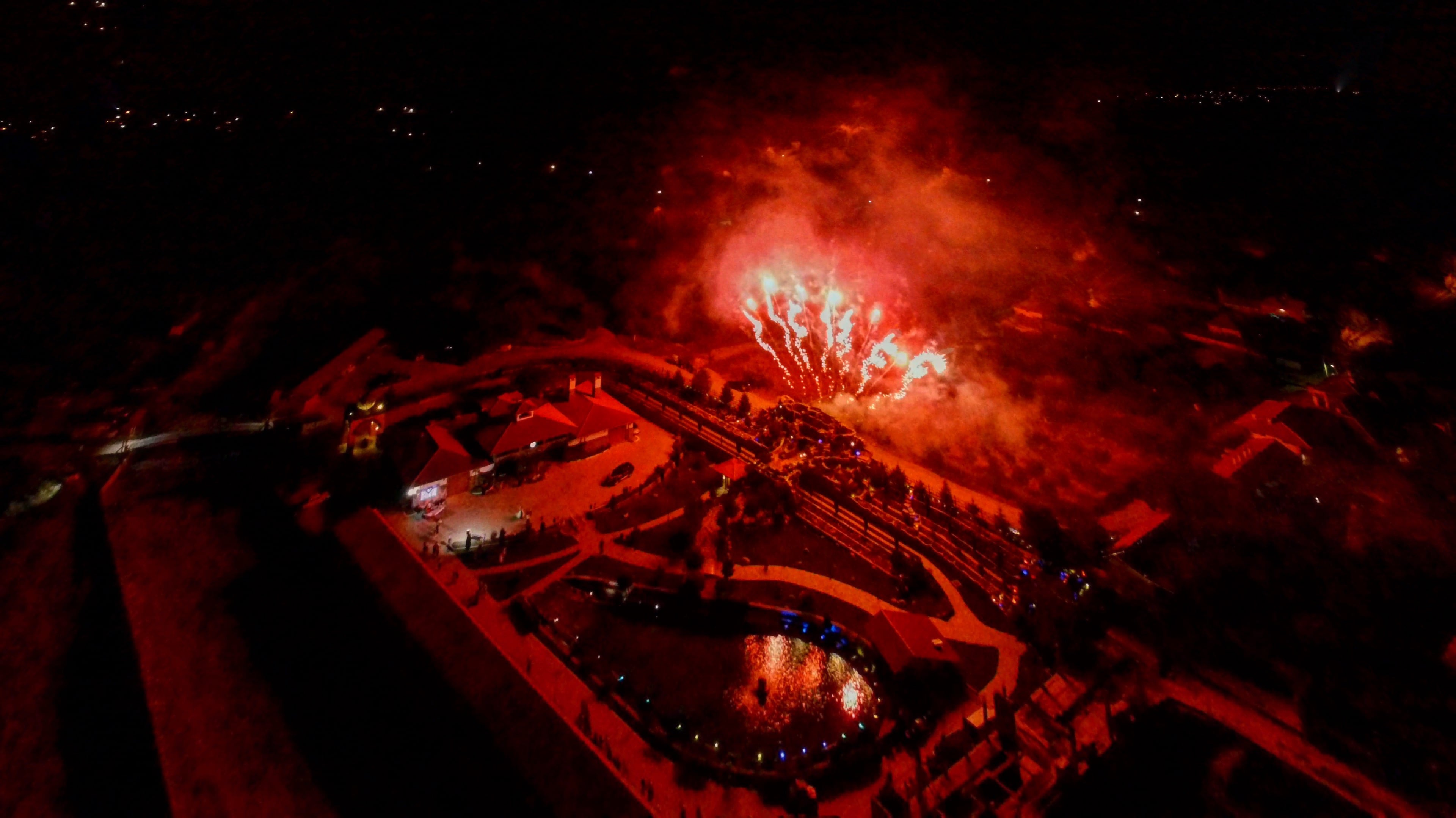 Fireworks above Damascena,Skobelevo on Vimeo