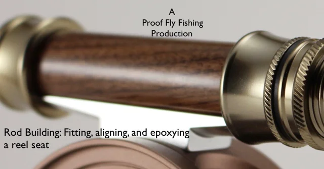 Fly Rod Building Kits - Fitting a grip and fighting butt