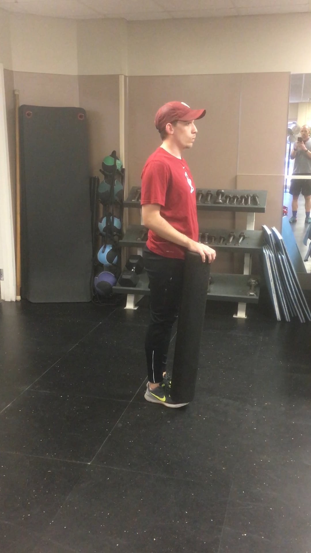 Single Leg Deadlift with Foam Roller on Vimeo