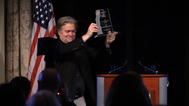 Annie Taylor Award Recipient - Steve Bannon