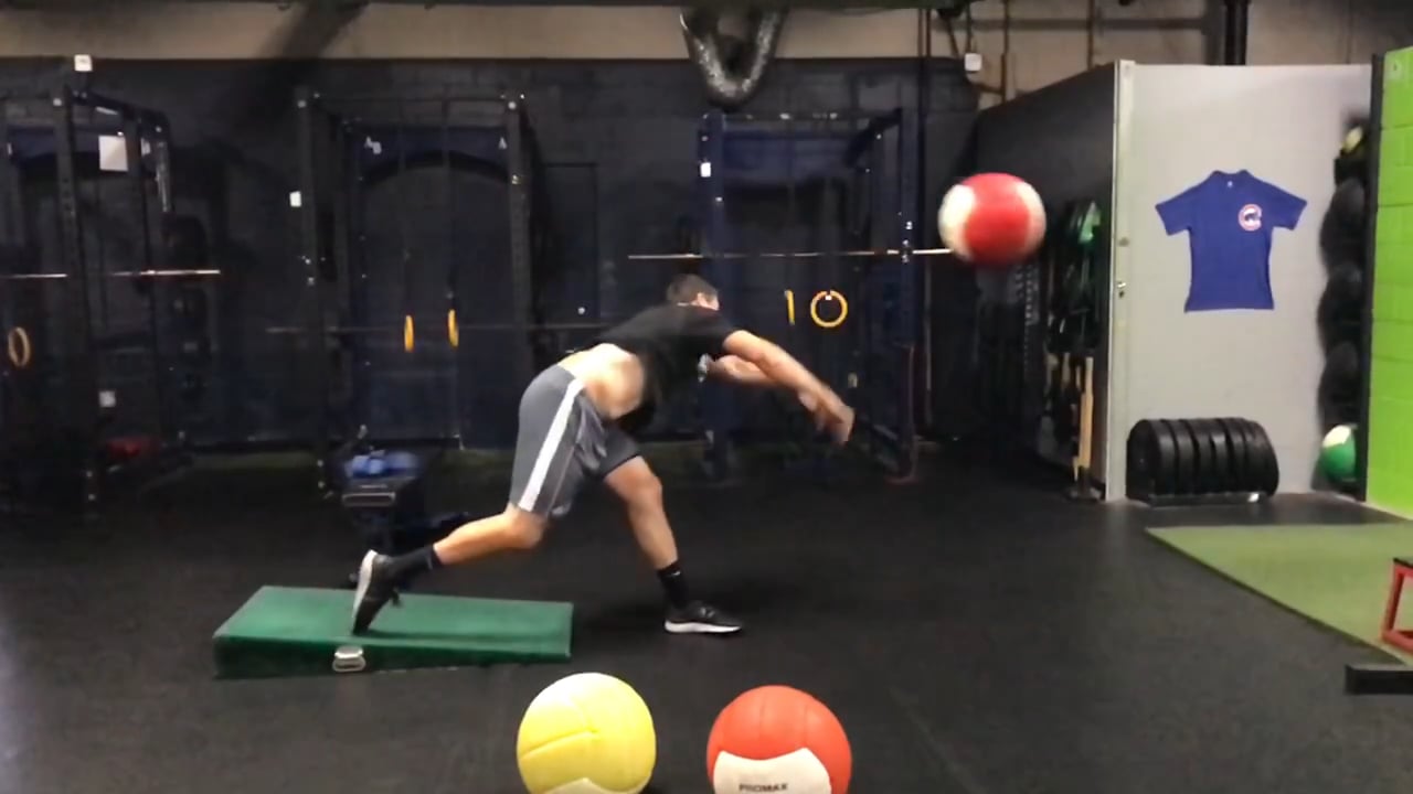 Baseball Pitching Training Pitcher MB Throws High Level Throwing on