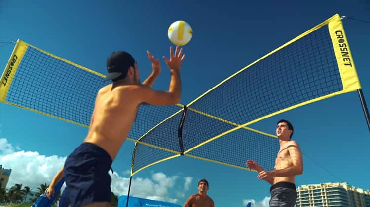 CROSSNET: FOUR SQUARE MEETS VOLLEYBALL on Vimeo